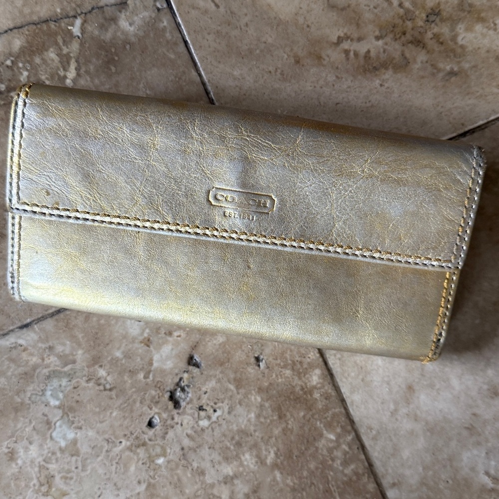 COACH vintage ladies wallet preowned pre-loved - Picture 12 of 14